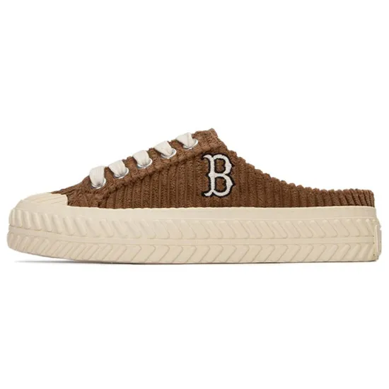 MLB Playball Mule Skateboard Shoes Unisex Low-Top Brown