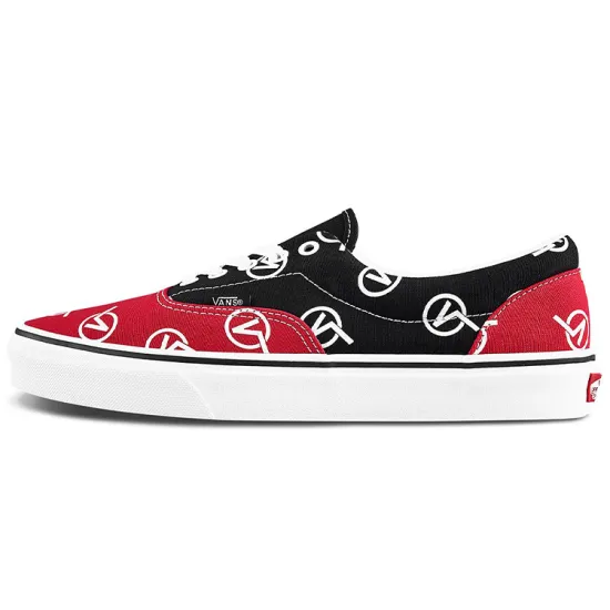 Vans Classic Slip On Vlogo 'Black Red'