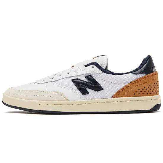 New Balance NB 440 Skateboarding Shoes Unisex Low-top White/Brown