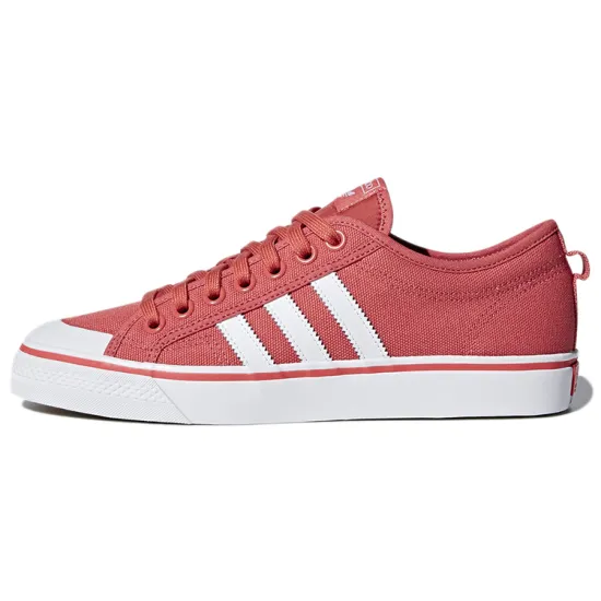 Adidas Originals NIZZA Series Skateboard Shoes Men Low-top Coral Pink