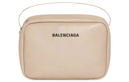 Balenciaga Everyday Grained Calfskin Camera Bag, Crossbody Bag, Shoulder Bag Women's Sand