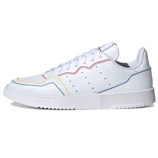 Adidas Originals Super Court Skateboarding Shoes Unisex Low-top White/yellow/green/orange/blue