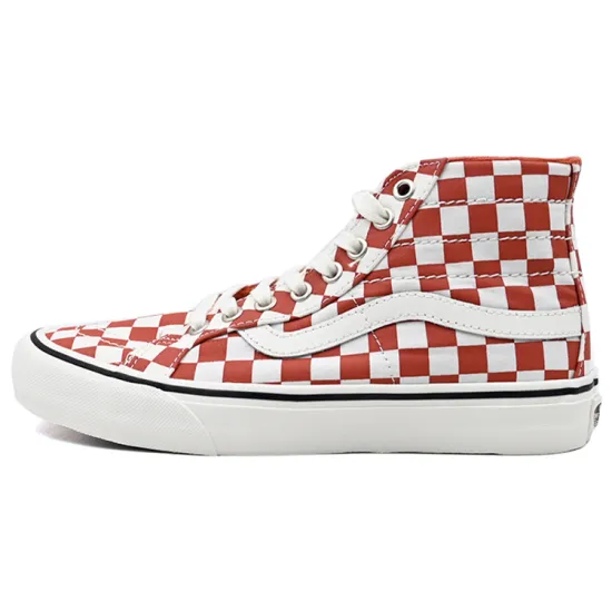 Vans SK8 Skateboarding Shoes Unisex High-top Red/White