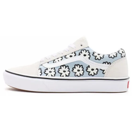 Vans Old Skool Skateboarding Shoes Unisex Low-top White/Royal Blue