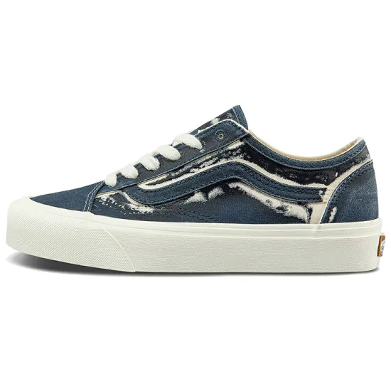 Vans Old Skool Skateboarding Shoes Unisex Low-top Blue