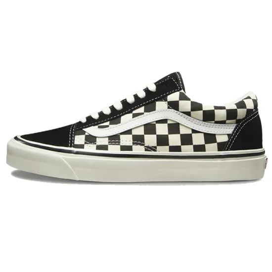 Vans Old Skool 36 DX Anaheim Factory Black White Checkerboard