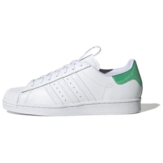 Adidas Originals Superstar Guangzhou Retro Low Top Casual Skate Shoes Unisex White Green