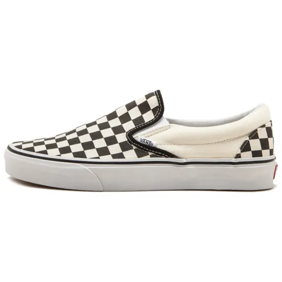 Vans Classic Slip On Black Off White 'Checkerboard'