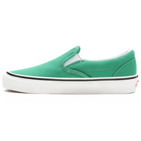Vans Slip-on Skateboarding Shoes Unisex Low-top Green