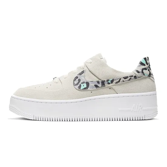 Nike Air Force 1 Sage Low Team Gold Leopard Women's
