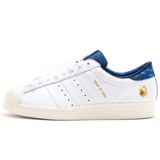 Adidas Superstar 80s Undefeated Bape White