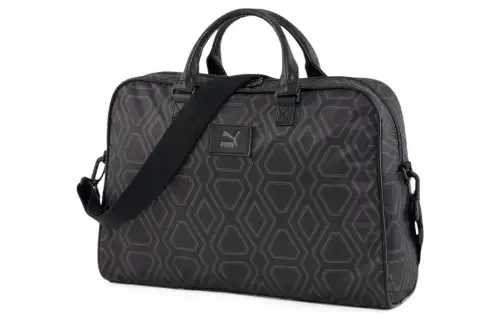 PUMA Polyester Handbag, Shoulder Bag, Crossbody Bag, Travel Bag Regular Unisex Black