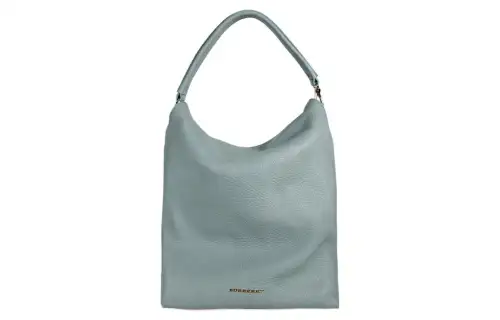 Burberry Cow Leather Shoulder Bag, Handbag Regular Women's Blue