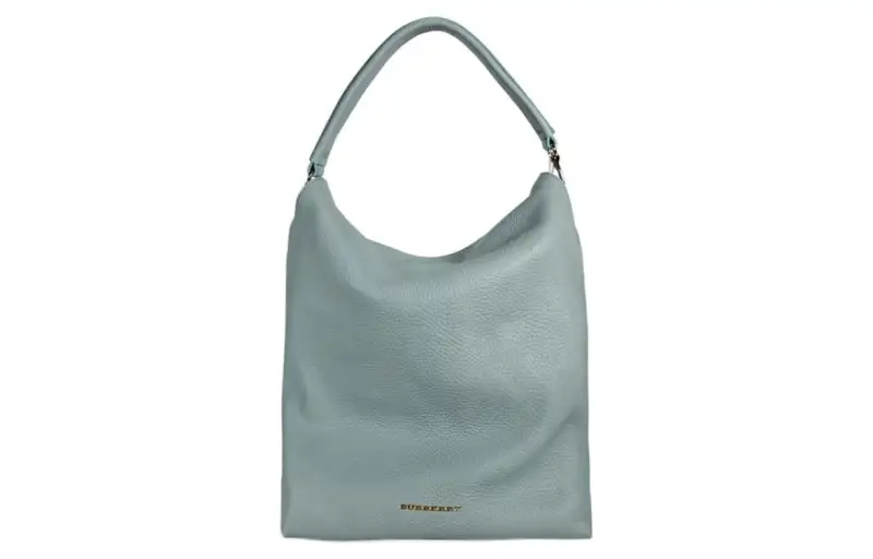 Burberry Cow Leather Shoulder Bag, Handbag Regular Women's Blue