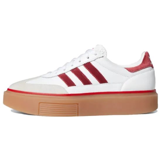 Adidas Originals Super Sleek 72 White Burgundy Gum Women's