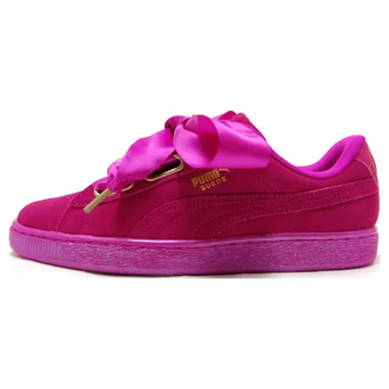 Puma Suede Skateboarding Shoes Unisex Low-top Pink