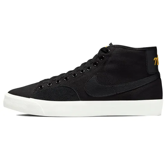 Nike Sb Blzr Court Mid Premium Black White