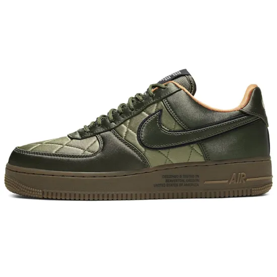 Nike Air Force 1 Low Quilted Satin Pack Cargo Khaki
