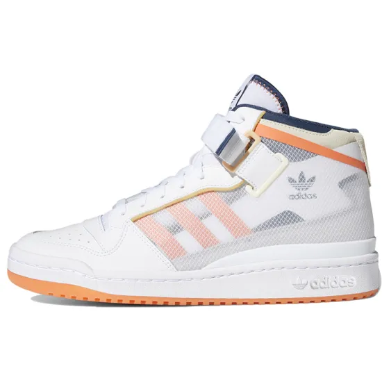 Adidas Forum Mid TT White Acid Orange