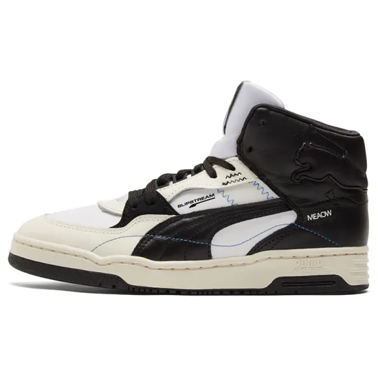 PUMA Slipstream Skateboarding Shoes Unisex Mid-top Black