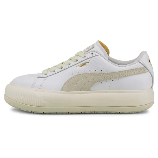 Puma Suede Skateboarding Shoes Women's Low-top White