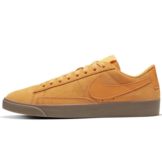 Nike Blazer Skateboarding Shoes Women's Low-top Amber Yellow