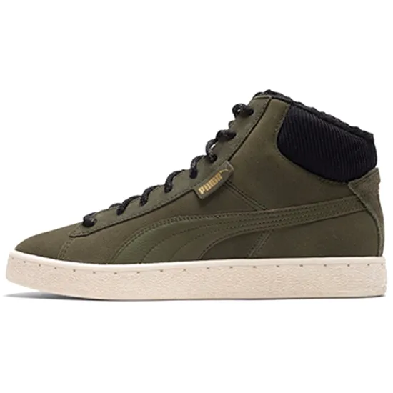 Puma 1948 Skateboarding Shoes Unisex Mid-top Olive Green/black