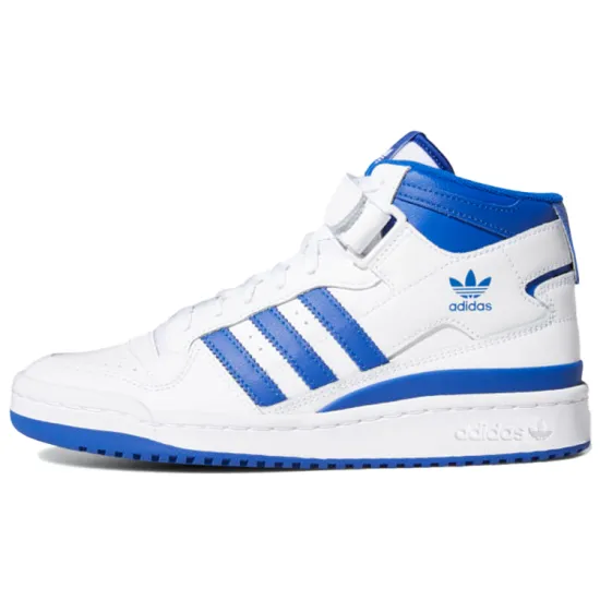 Adidas Forum Mid White Royal Blue Women's
