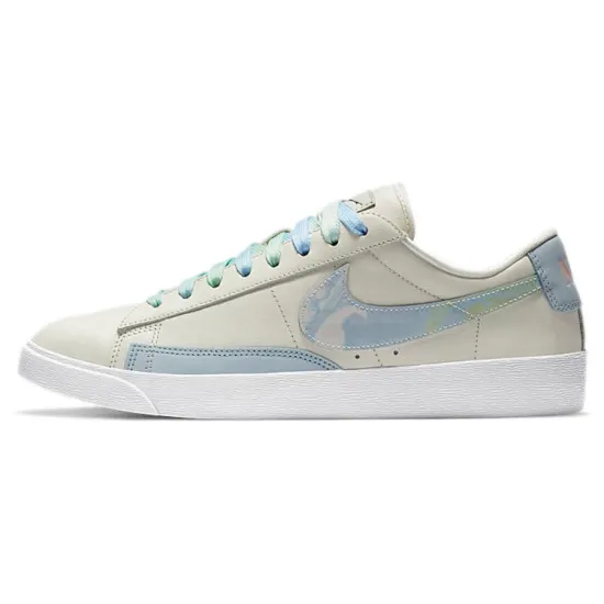 Nike Blazer Skateboarding Shoes Women's Low-top Blue/White