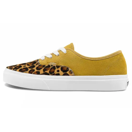 Vans Authentic Skateboarding Shoes Unisex Low-top Yellow/brown