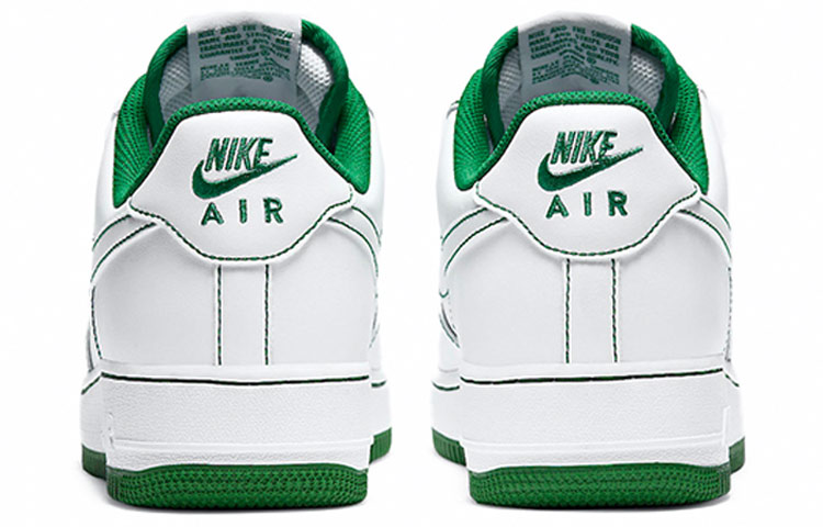 Nike Air Force 1 Low Unisex Skate shoes White/Green - 4