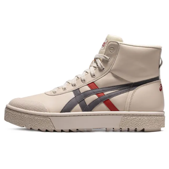 Asics Skateboarding Shoes Unisex Mid-top Beige/Gray