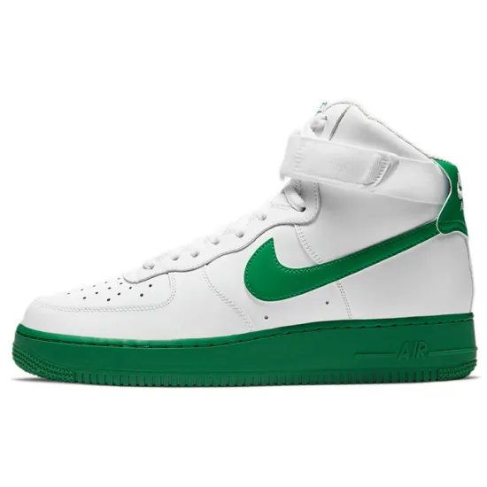 Nike Air Force 1 High White Green Midsole