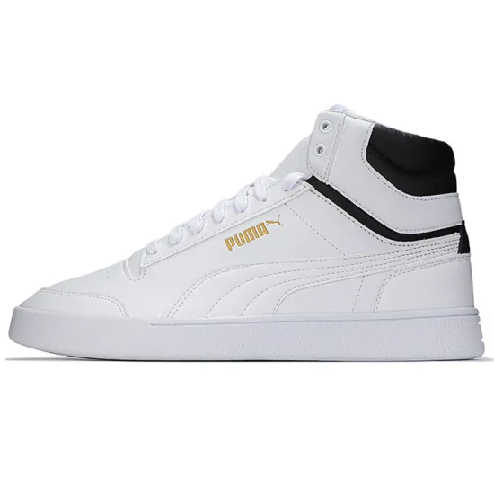 Puma Shuffle Mid 'White Black Gold'