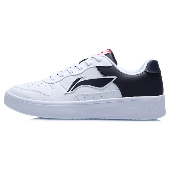 LiNing Sports Life Collection Skateboard Shoes Men's White Blue