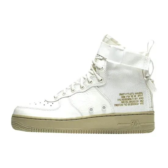 Nike Sf Air Force 1 Mid Ivory Olive Women's