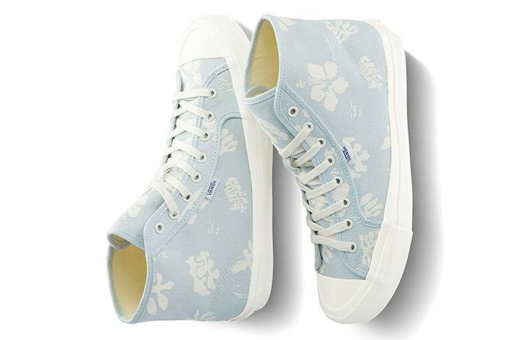 Кеды Vans Style 24 (синие с принтом) — 蓝色印花 — фото 3