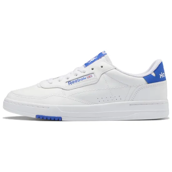 Reebok Court Peak Skateboarding Shoes Unisex Low-top White/Royal Blue