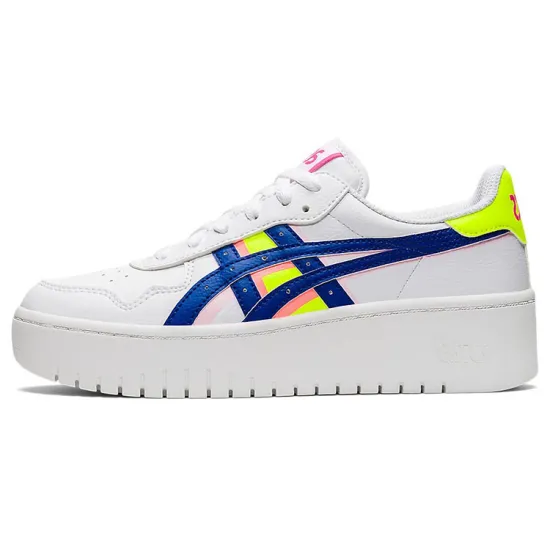 Asics JAPAN S Skateboard Shoes Women's Low-Top White Blue