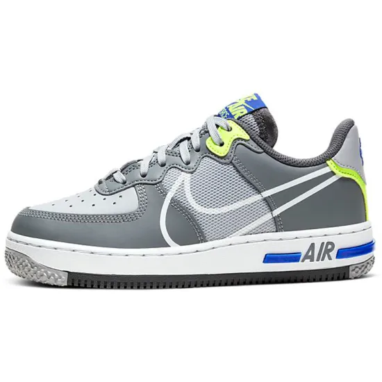 Nike Air Force 1 React 'Wolf Grey' GS