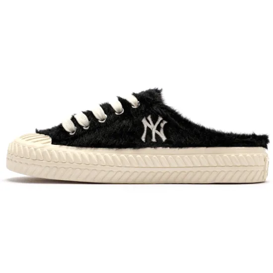 MLB Playball Mule Lightweight Low Top Skateboard Shoes Unisex Black