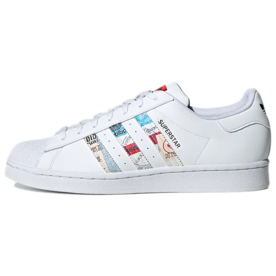 Adidas Originals Superstar Series Skateboard Shoes Unisex Low-top White