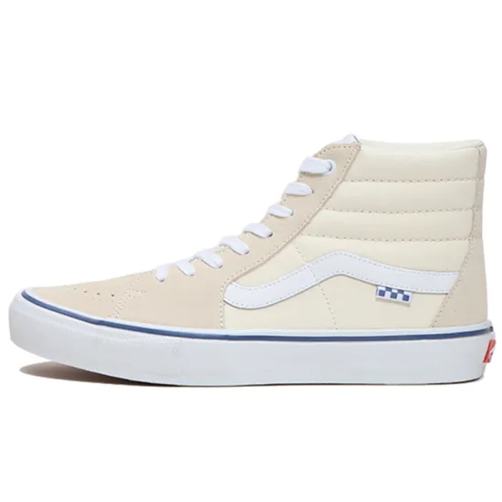Sk8 Skate Vans Hi 'Checkerboard Off White'