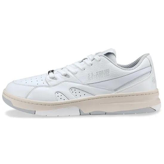 LiNing Deluxe Low Wear-resistant And Lightweight Low-Top Skateboard Shoes Women's Ecru