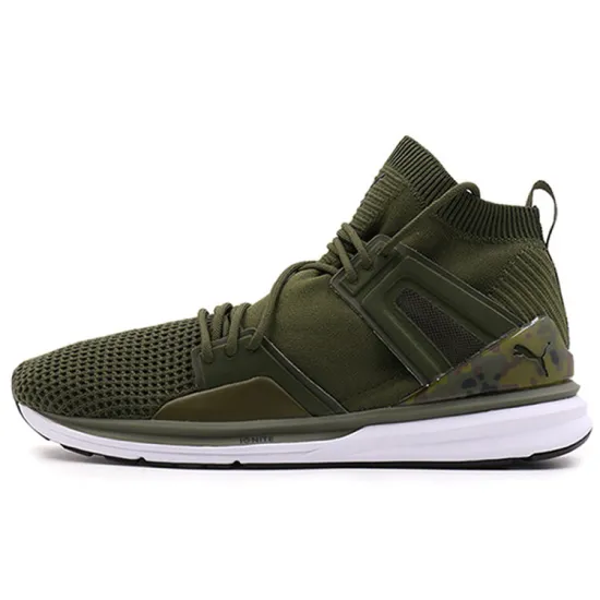 PUMA Skateboarding Shoes Unisex High-top Green