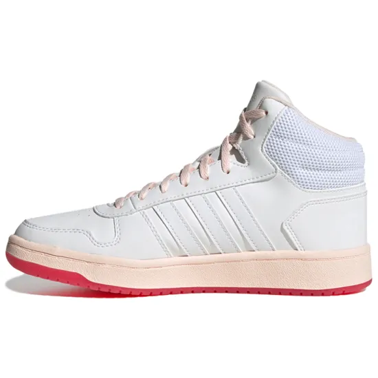 Adidas Neo Hoops 2.0 Mid 'White Power Pink' Women's