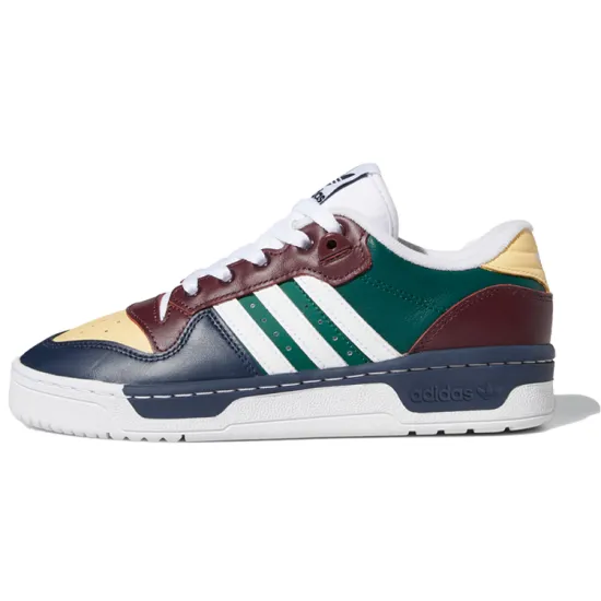 Adidas Originals Rivalry Slip Resistant Low Top Skateboard Shoes Women's Green Brown Blue