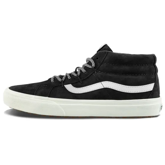Vans SK8 Skateboarding Shoes Unisex Mid-top Black/white