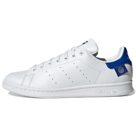 Adidas Originals Stan Smith Skateboard Shoes Unisex Low-top White/Royal Blue