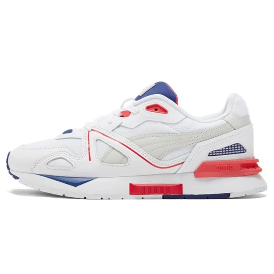 PUMA Mirage Skateboarding Shoes Unisex Low-top White/Red/Blue